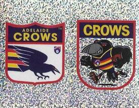 1995 Select AFL Stickers - Foils #NNO Adelaide Crows Logos Front